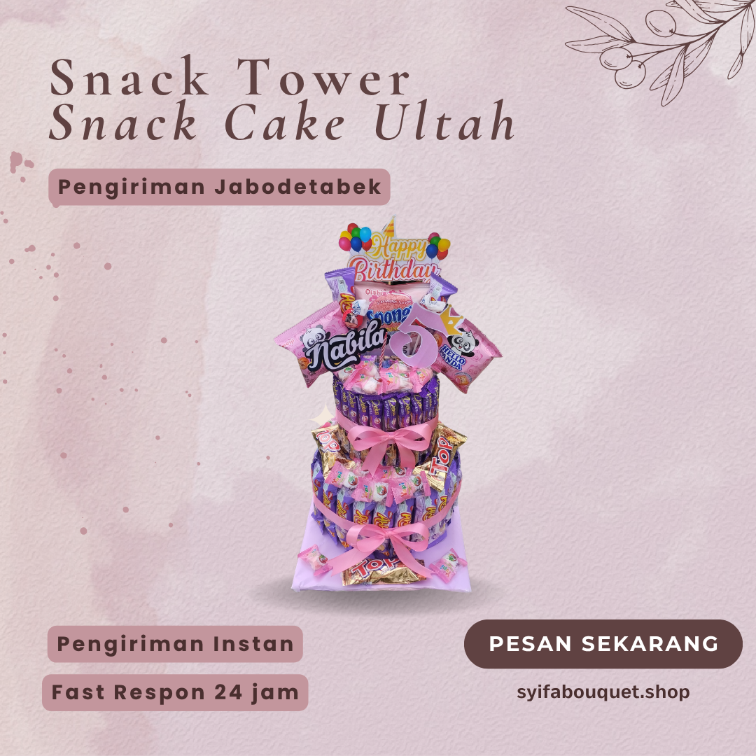 Snack Tower - Snack cake Ulang Tahun